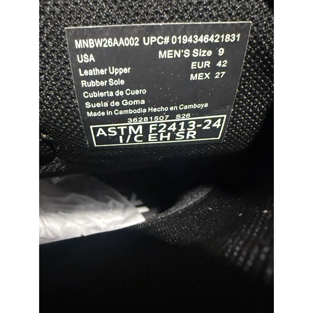 Waterproof Steel Toe Safety Work Boot Bates Wolverine Barnes Brown Leather 9 - Picture 5 of 8